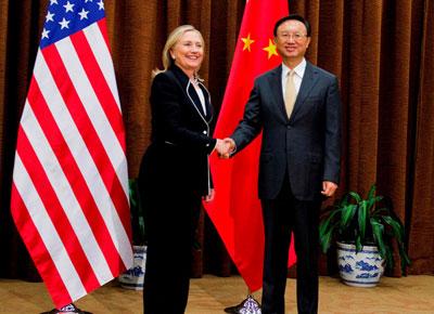 Yang Jiechi rencontre Hillary Clinton