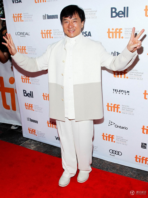 Jackie Chan à Toronto pour son nouveau film CZ12 3