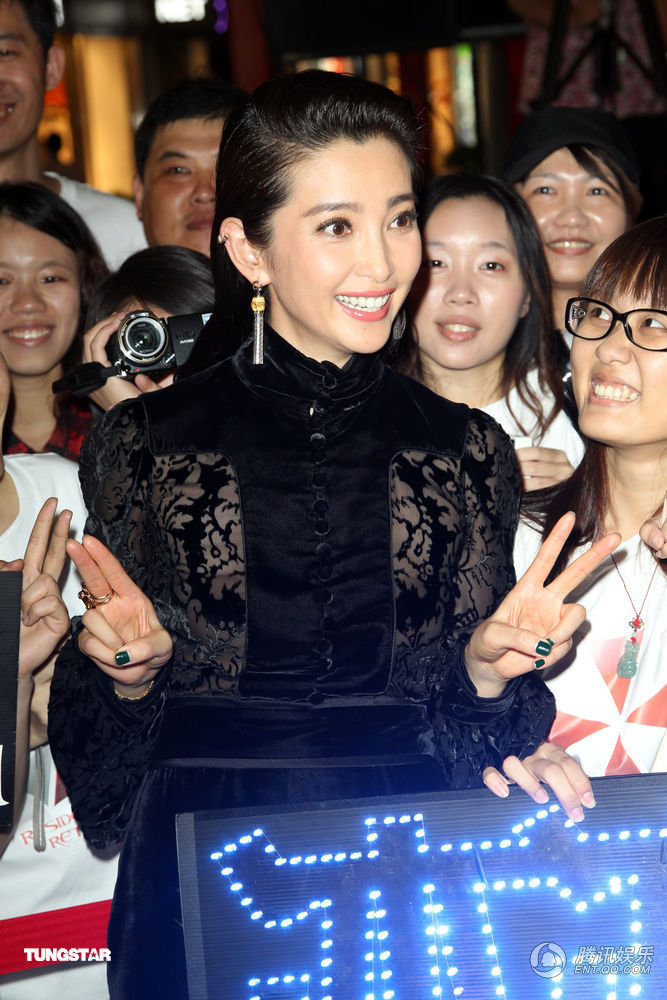 Li Bingbing à Taiwan pour son nouveau film Resident Evil : Retribution 4