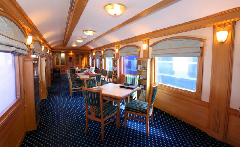 voyager en train de luxe : palace on wheels