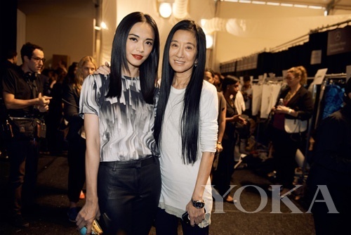 Fashion Week de New York : l'actrice chinoise Yao Chen au défilé Vera Wang 1