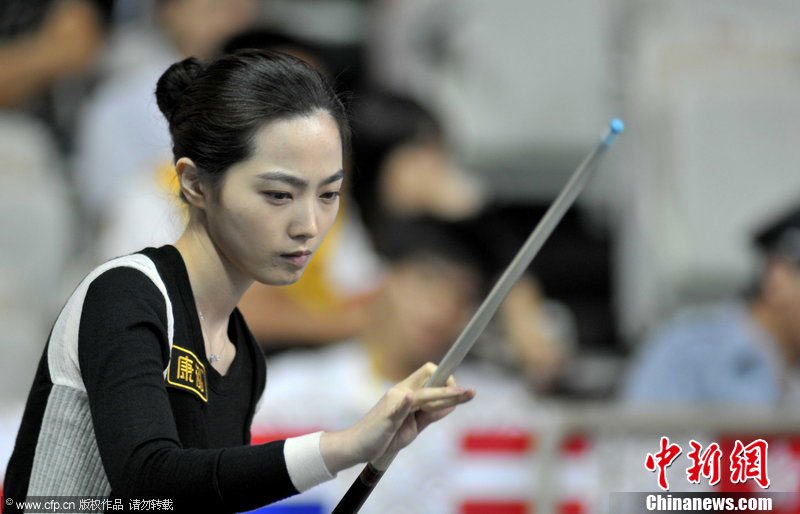 Le 13 septembre, des joueuses de billard à 9 boules du monde entier se sont réunies à Shanghai pour l'Open de Chine.