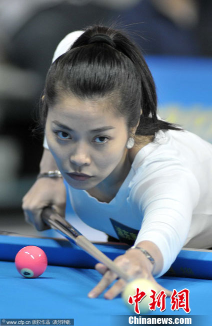 Le 13 septembre, des joueuses de billard à 9 boules du monde entier se sont réunies à Shanghai pour l'Open de Chine.