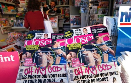 Un magazine suédois et sa version danoise publient les photos de Kate topless