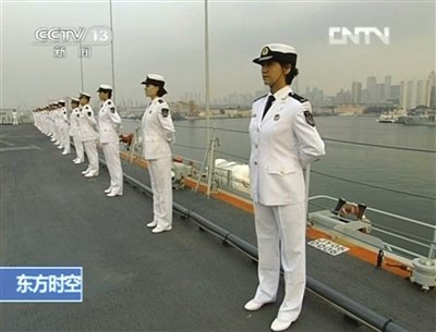 Porte-avions chinois : un espace de vie uniquement réservé aux membres d'équipage féminins