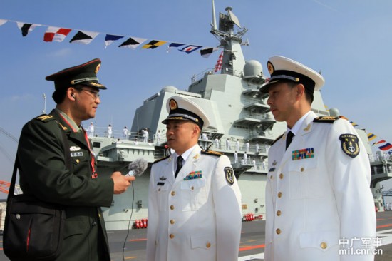 Porte-avions chinois : un espace de vie uniquement réservé aux membres d'équipage féminins