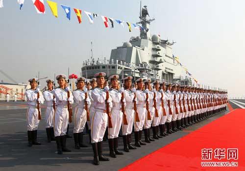 Les qualifications requises des personnels très élevées pour le porte-avions Liaoning