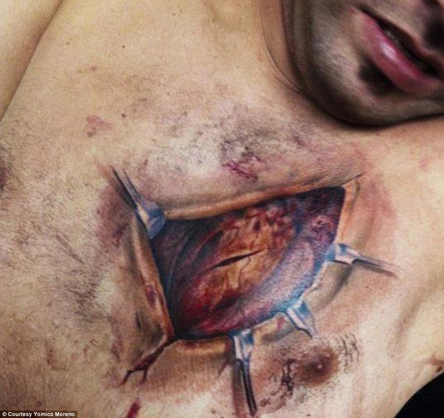 Les tatouages impressionnants de l&apos;artiste Moreno6