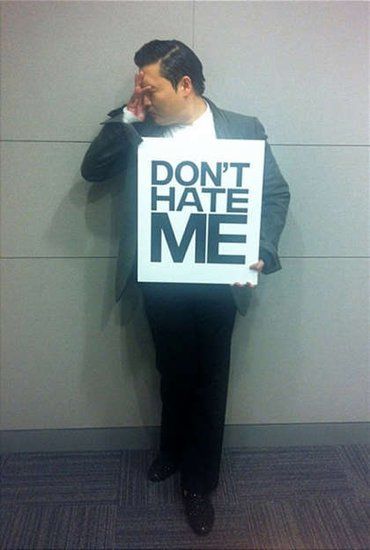 PSY : Ne me détestez pas, svp !