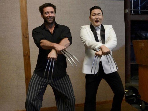 PSY et Hugh Jackman dansent le Gangnam Style