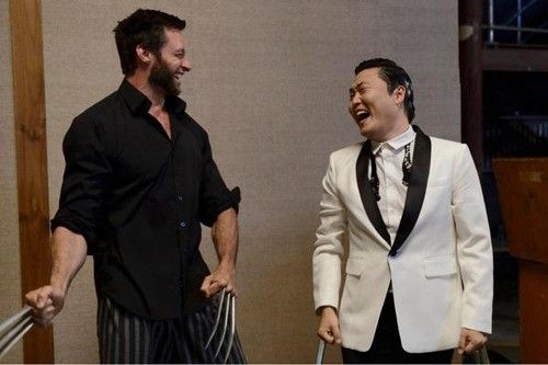 PSY et Hugh Jackman dansent le Gangnam Style