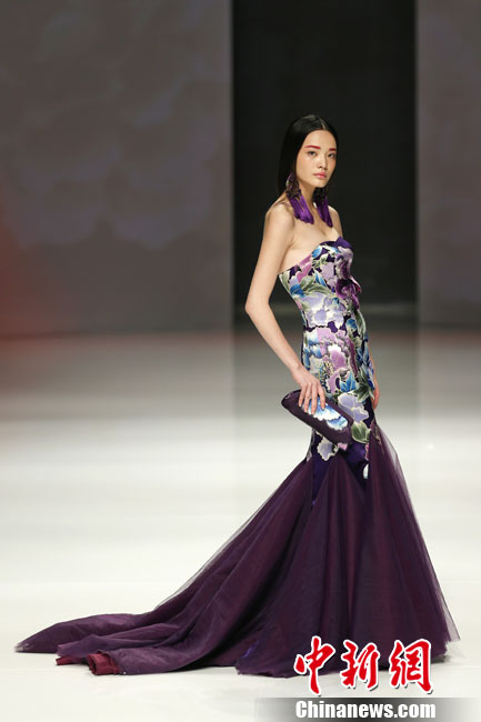Fashion Week de Chine : des créations inspirées d&apos;éléments de la culture traditionnelle 1