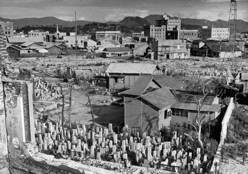 Photos d&apos;archives : Hiroshima après la bombe atomique