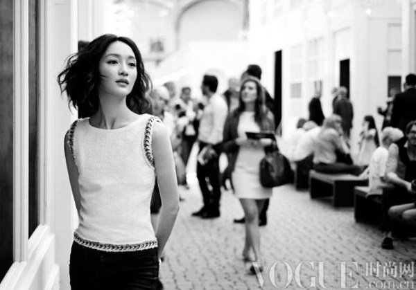 La comédienne chinoise Zhou Xun à Paris 1