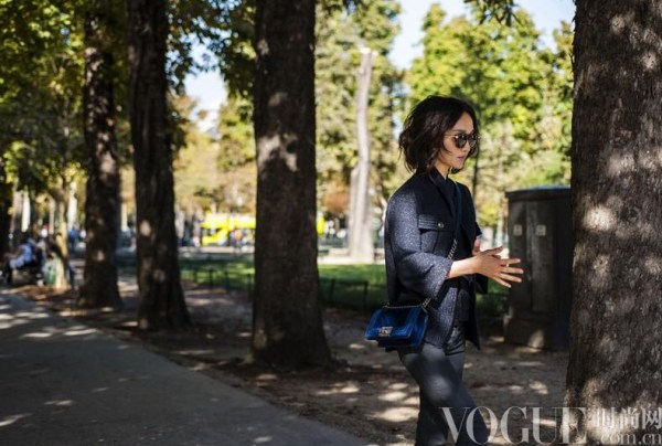 La comédienne chinoise Zhou Xun à Paris 5