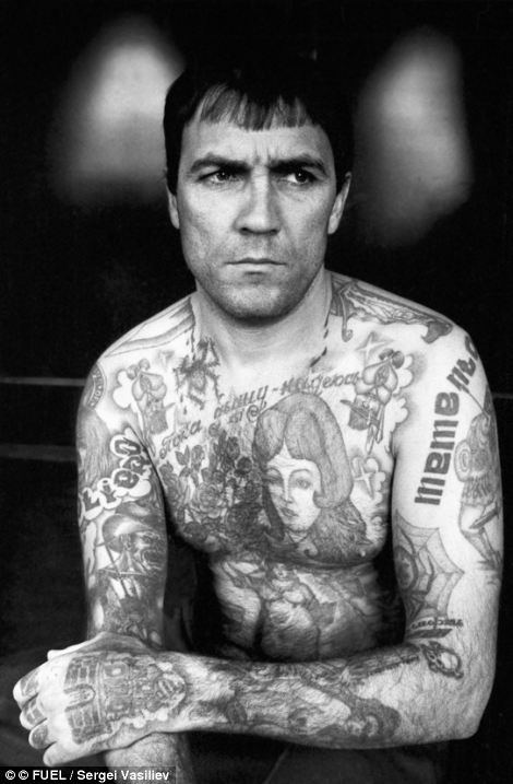 Les tatouages des membres de gangs russes