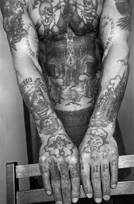 Les tatouages des membres de gangs russes