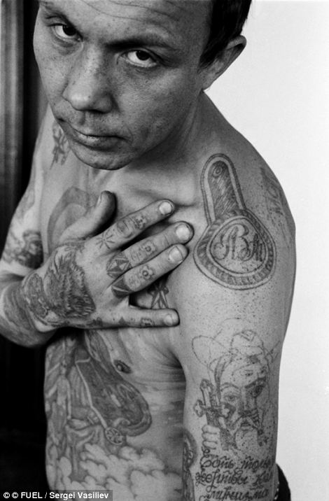 Les tatouages des membres de gangs russes