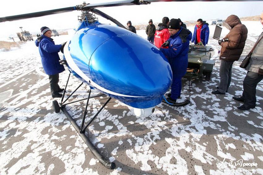 Présentation du plus grand hélicoptère télécommandé en Chine