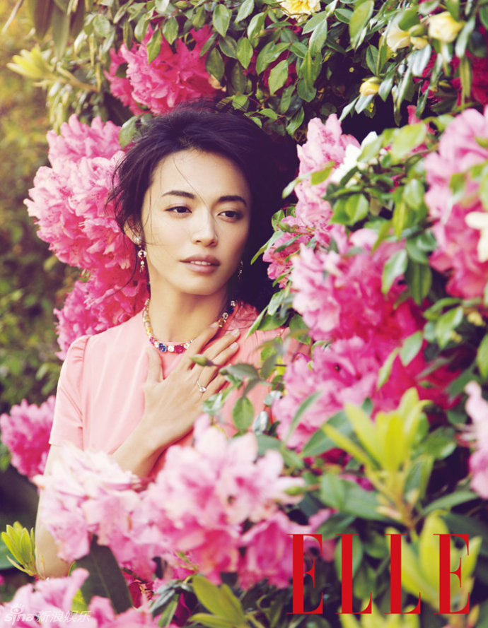 L&apos;actrice chinoise Yao Chen en couverture du magazine Elle