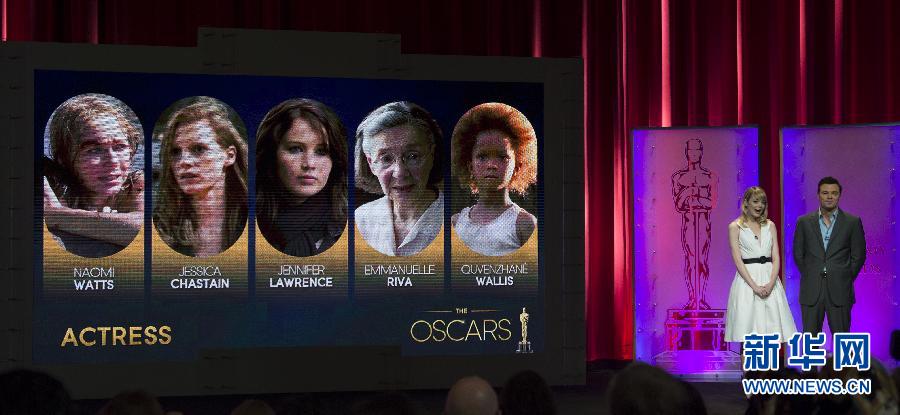 La liste complète des nominations aux Oscars 2013