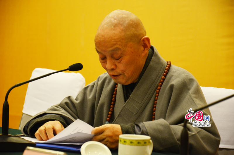Jing Hui, vice-président de l&apos;Association des bouddhistes de Chine