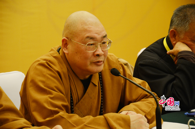 Sheng Hui, vice-président de l&apos;Association des bouddhistes de Chine