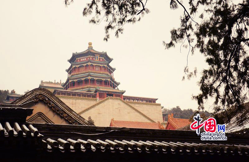 Le 20 janvier, le pavillon du Parfum de Bouddha (Foxiang Ge) (Crédit photo: Zhu Ying)