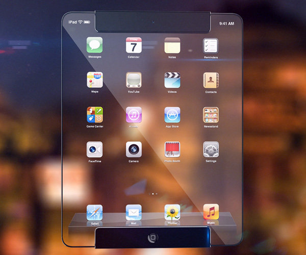 Conception impressionnante ! Un iPad transparent