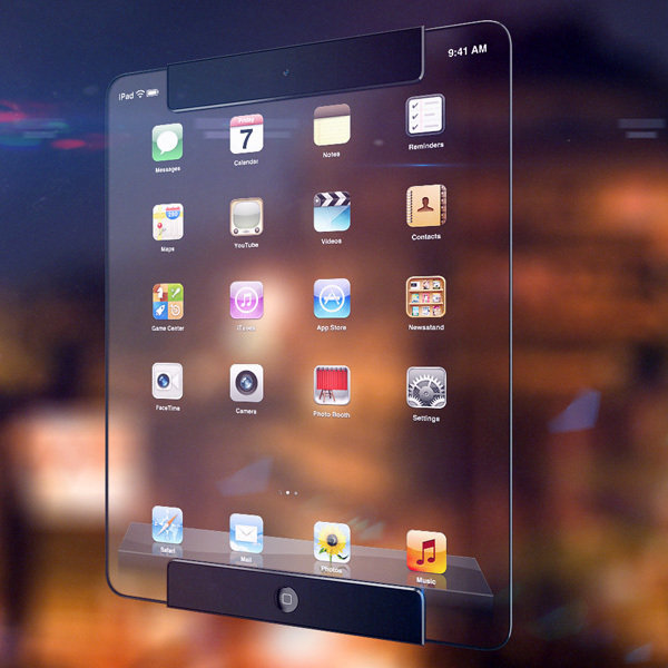 Conception impressionnante ! Un iPad transparent