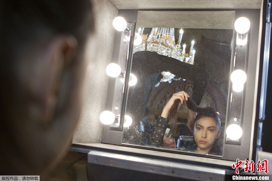 Backstage de la Fashion Week de Paris