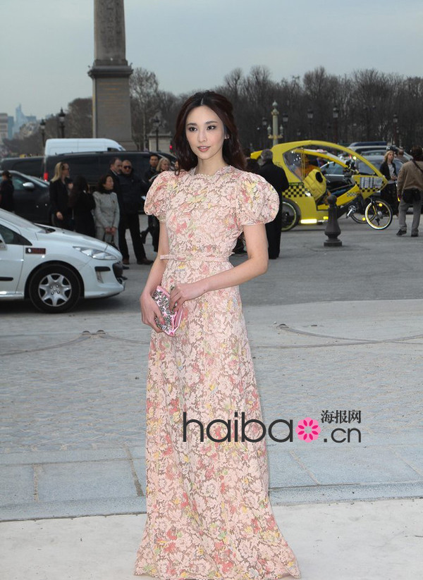 Visages chinois à la Fashion Week de Paris