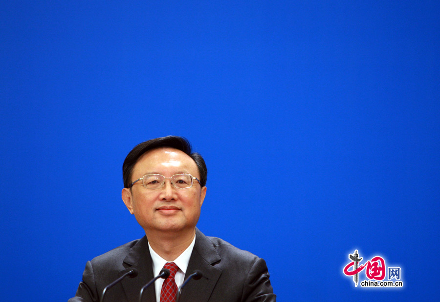 Conférence de presse du ministre chinois des Affaires étrangères Yang Jiechi