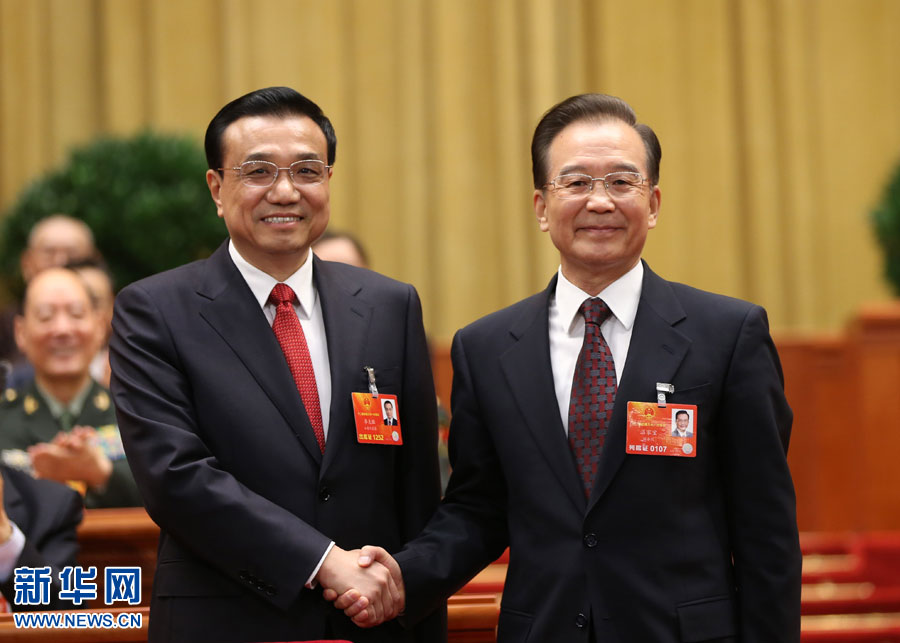 Li Keqiang devient Premier ministre de la Chine