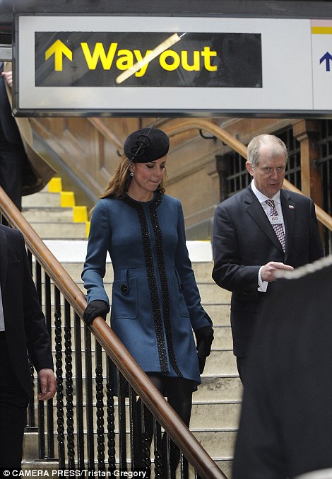 Kate Middleton prend le métro à Londres