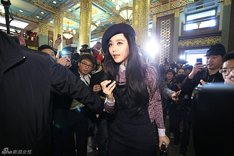 Fan Bingbing à la semaine de la mode de Chine