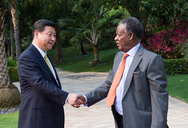 Rencontre entre Xi Jinping et le président zambien
