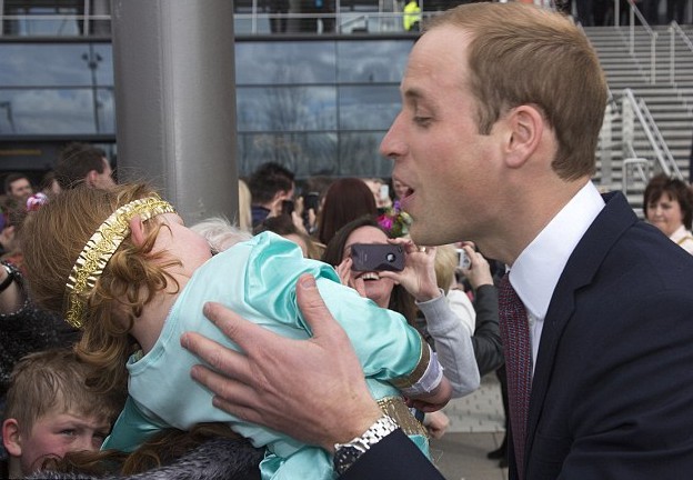 Elle a refusé le baiser du prince William