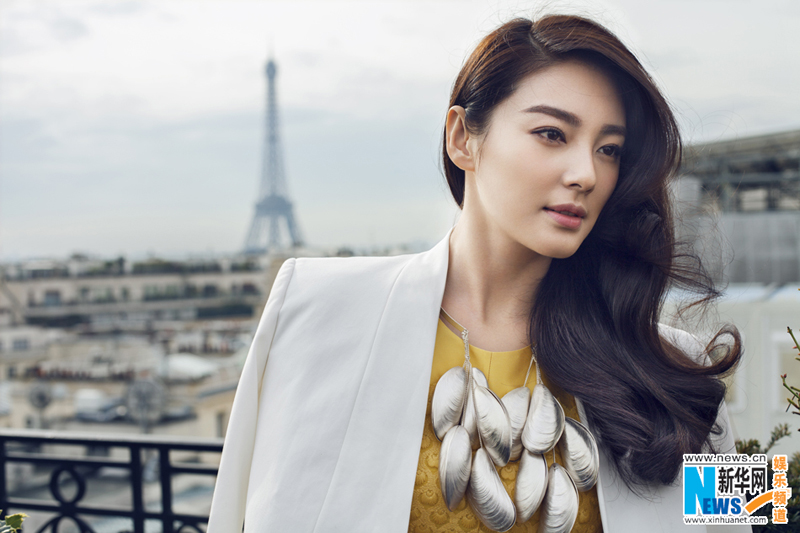 L&apos;actrise chinoise Zhang Yuqi pose pour Life Style