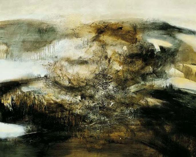 Rétrospective de l&apos;œuvre du peintre franco-chinois Zao Wou-ki