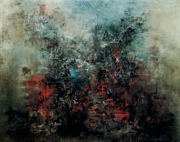 Rétrospective de l&apos;œuvre du peintre franco-chinois Zao Wou-ki