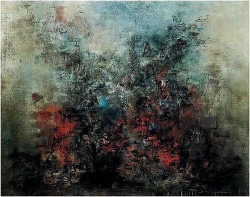 Rétrospective de l&apos;œuvre du peintre franco-chinois Zao Wou-ki