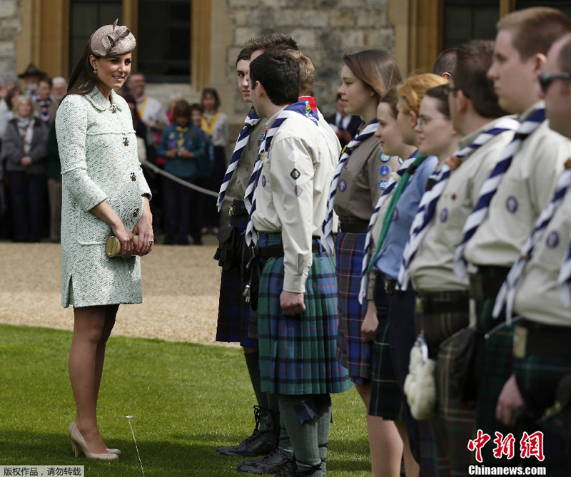 Kate Middleton à la cérémonie des Queen's Scouts