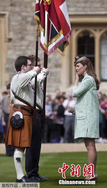 Kate Middleton à la cérémonie des Queen&apos;s Scouts