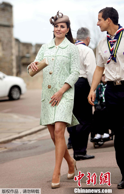 Kate Middleton à la cérémonie des Queen&apos;s Scouts