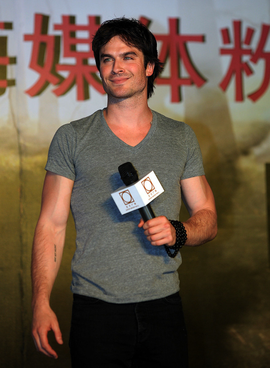 Ian Somerhalder rencontre ses fans chinois à Shanghai