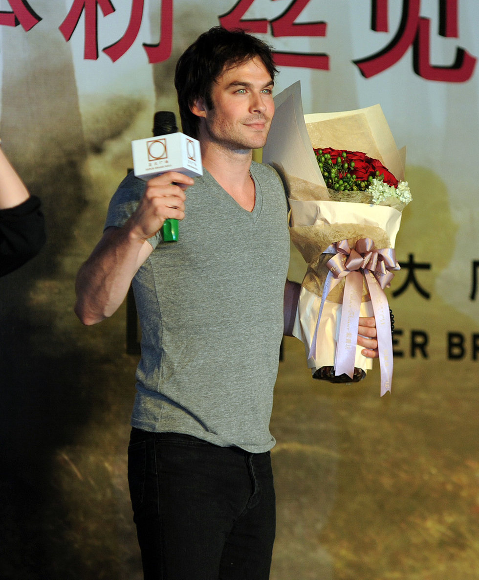 Ian Somerhalder rencontre ses fans chinois à Shanghai