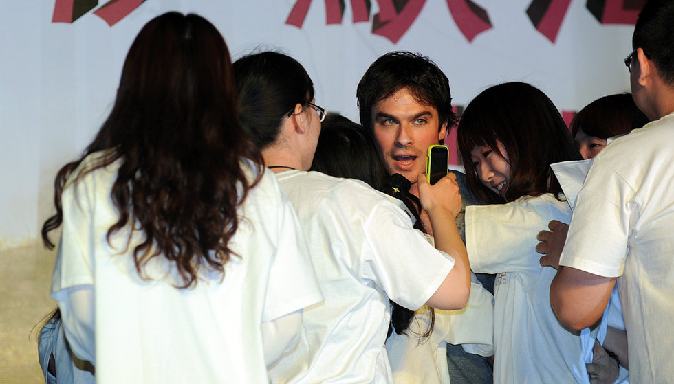 Ian Somerhalder rencontre ses fans chinois à Shanghai