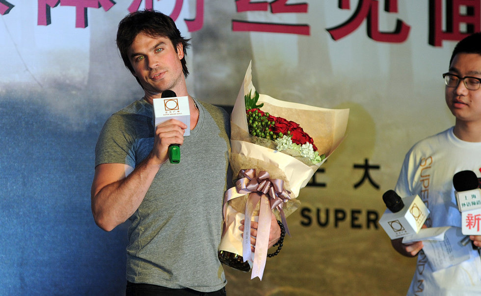 Ian Somerhalder rencontre ses fans chinois à Shanghai