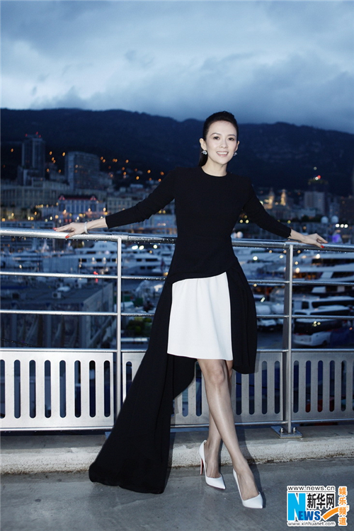 Zhang Ziyi à Monaco pour le défilé Dior